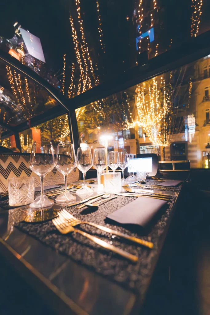 Restaurant vue Paris